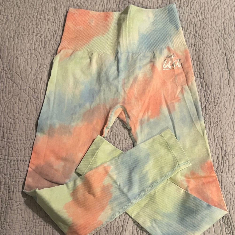 Colorful Tie-Dye Kids Leggings